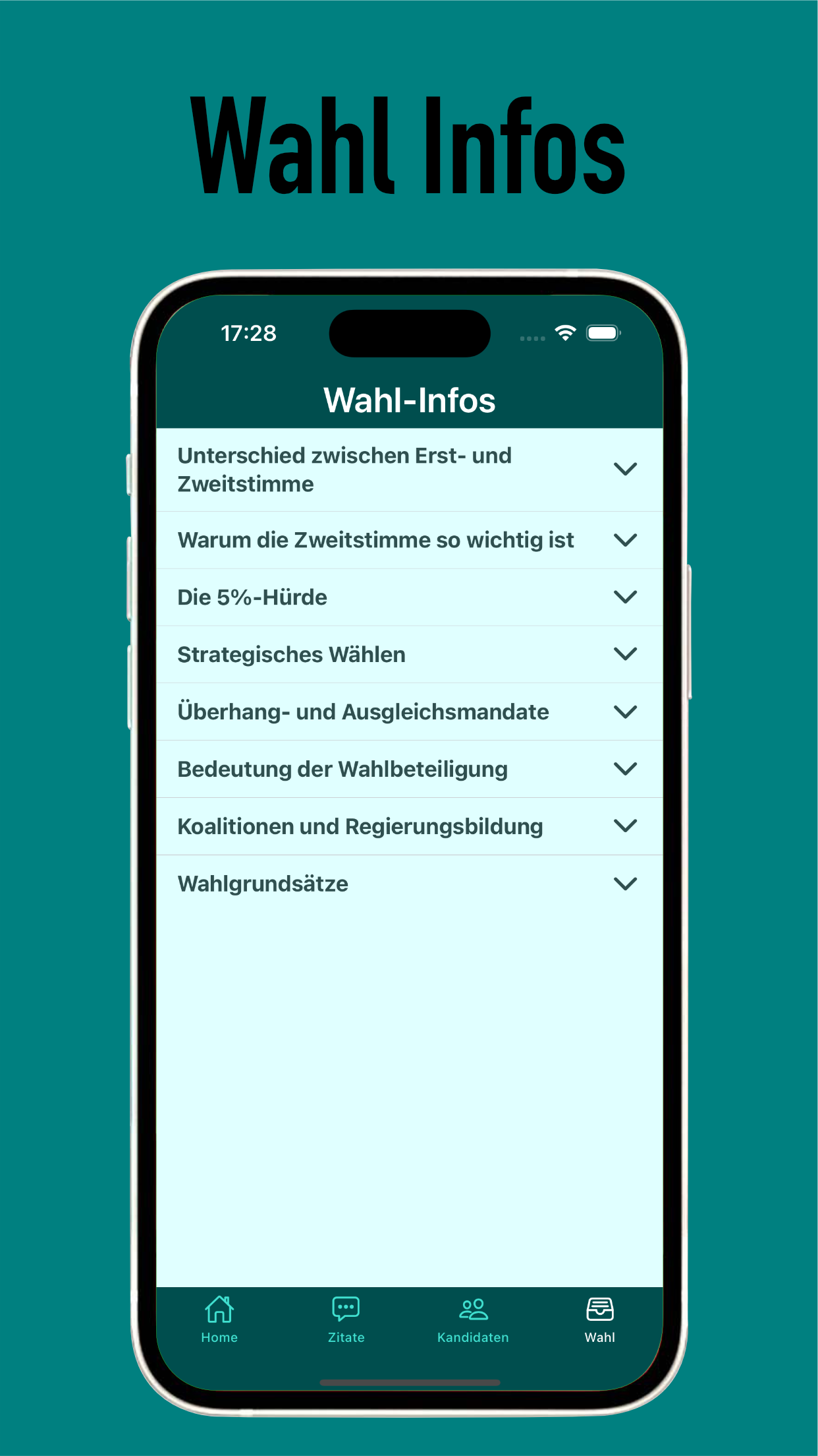qVote App – Denkanstoß nach der Abstimmung