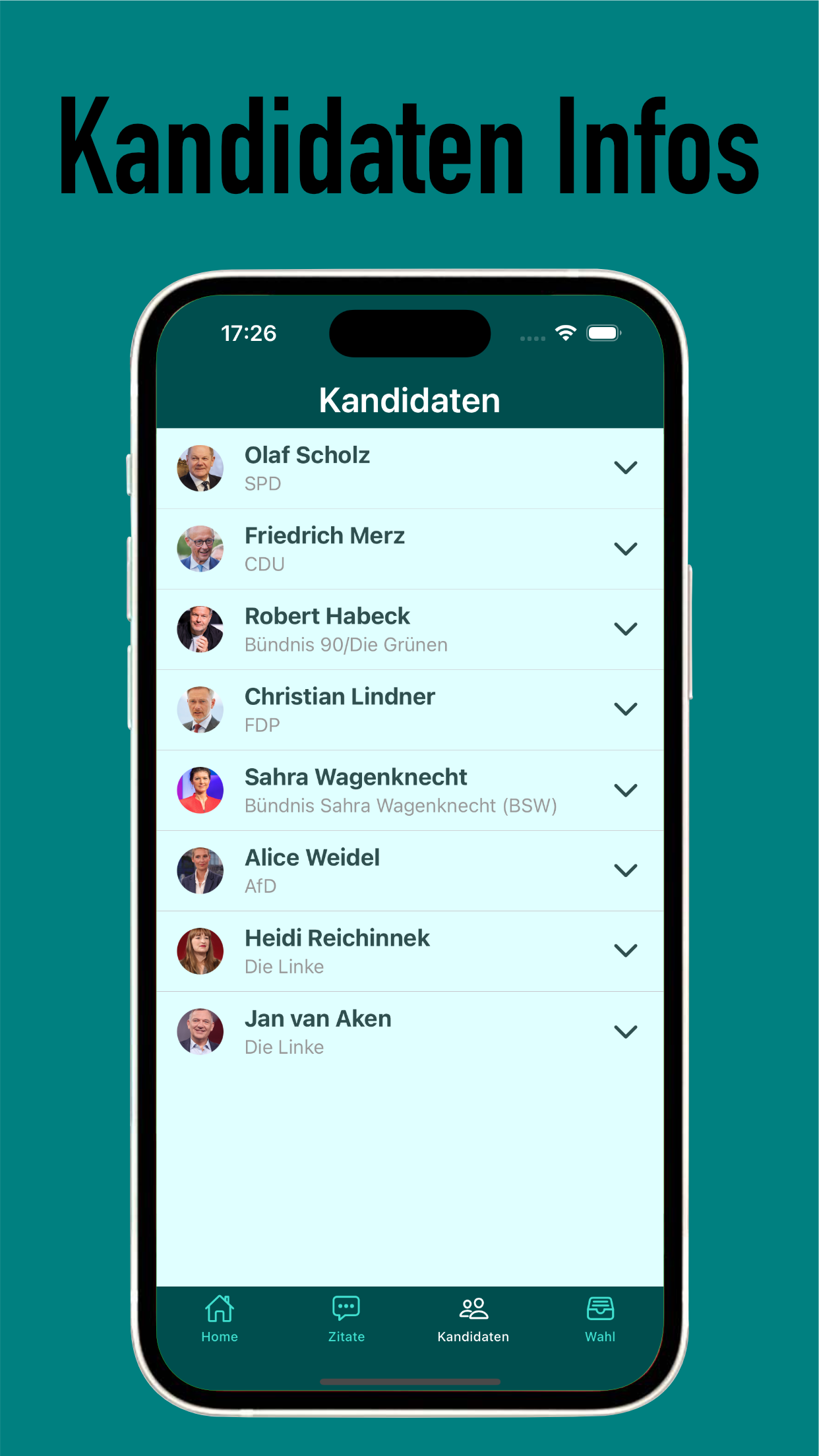 qVote App – Zustimmen oder Ablehnen