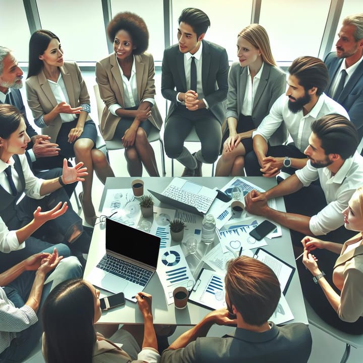 Gewaltfreie Kommunikation im Unternehmen – zwei Personen im konstruktiven Gespräch